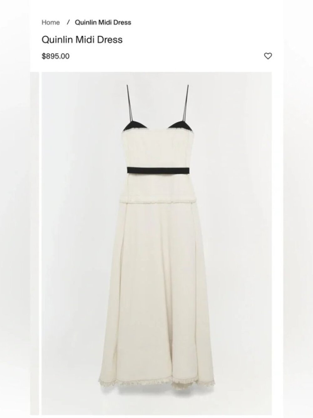 Simkhai Quinlin bustier maxi dress NWT